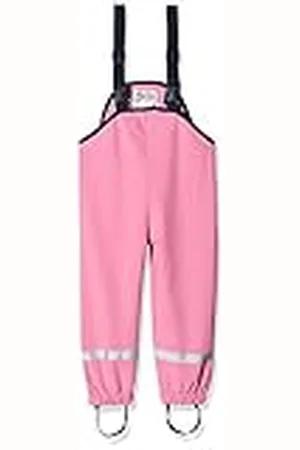 Playshoes Unisex barn softshell hängselbyxor utomhusbyxor, ROSA, 116