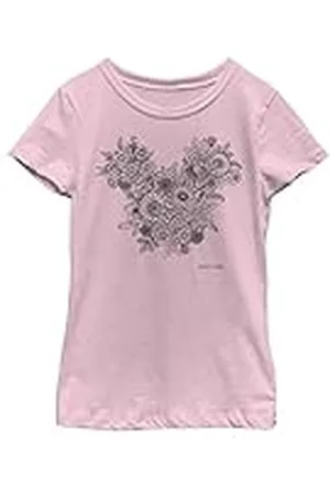 Disney Karaktärer Musse Foliage För flickor Solid Crew T-shirt, , XS