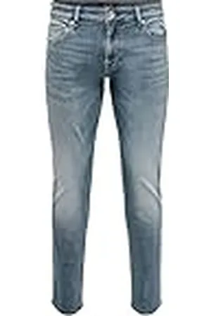 Only & Sons Slim Fit Jeans ONSLOOM Slim Blue Grey 4064 Jeans NOOS, , 32W x 32L
