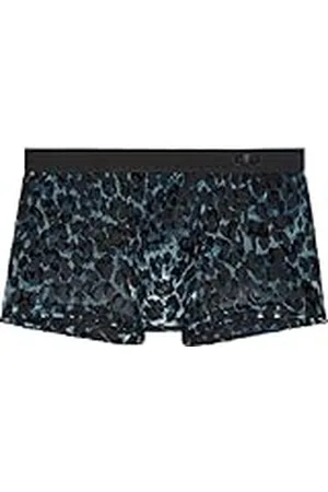 Hom Kort leopard boxer, , XXL