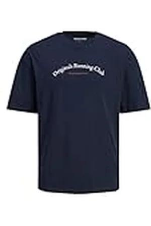 JACK & JONES JACK&JONES Herr JORBRINK City Tee SS Crew Neck T-Shirt, Navy Blazer, L