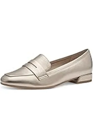 Marco Tozzi Dam, Feel ME fotsäng, mjukt foder, 2–24209–42 tofflor, platinum, 39 EU, , 39 EU