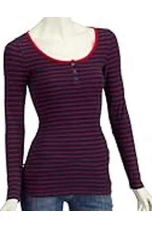 Tommy Hilfiger Dam lång – vanlig t-shirt, , 36