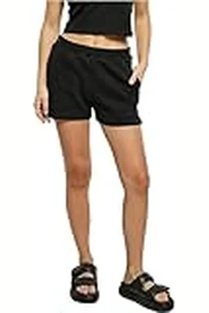 Urban classics Ladies Organic Terry shorts, korta Terry byxor för kvinnor, finns i många olika färger, storlekar XS – 5XL, , XS