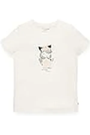 TOM TAILOR T-shirt för flickor, 12906 – ullvit, 116/122 cm