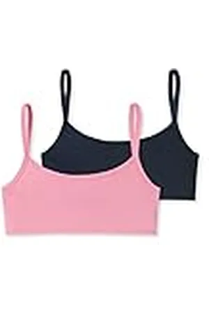 Schiesser Mädchen 2PACK Unterwäsche Bustier mit Spaghettiträger - 95/5 Organic Cotton Bio Baumwolle - Größe 140 bis 176