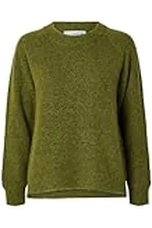SELECTED SLFLULU LS Knit O-Neck B NOOS, , XS
