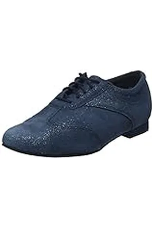 Diamant Damer 183-005-537 danssko, mörkblå glitter, 34 EU