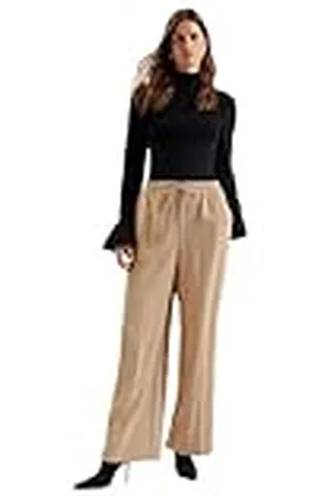 Ted Baker WMT-LILIAAH-Joggingbyxor med raka ben kamel, , 32 SE
