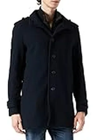 SELECTED Herr Slhnoah W Coat B kappa, Mörk safir/mönster: twill, S