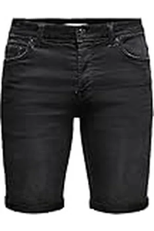 Only & Sons Jeansshorts för män, , 4XL