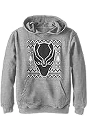 Marvel Unisex barn bak, panter, tröja, huvtröja, , M