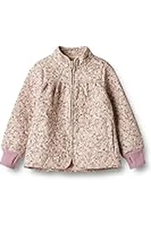 WHEAT Thermo Jacke Thilde-Mädchen 9014 Clam Multi Flowers, 128/8y Unisex Vuxen, , 128/8y