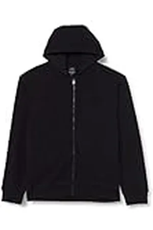 Armani Exchange A|X Herrtröja med präglad logotyp med dragkedja, , S