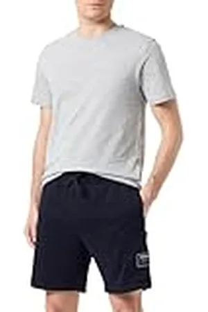 Tommy Hilfiger Mäns flagga logotyp badge sweatshorts öken himmel L, , L