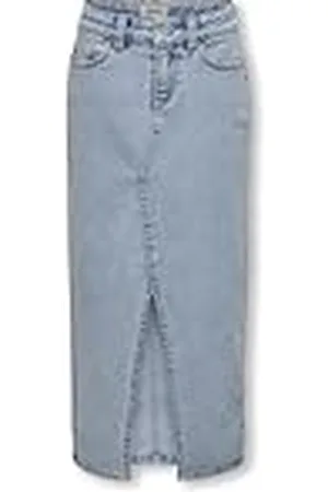 ONLY Flicka Kogsiri Front Slit Skirt DNM Gua Rock, , 140