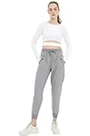 Trendyol Kvinnors parachute tyg detailed lös joggare sport stickad tracksuit sweatpants, M