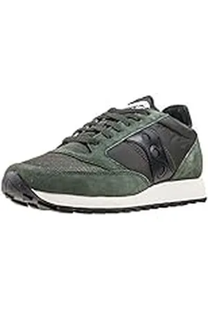 Saucony Jazz Original Vintage, Sneaker Uomo, Dark Green Black, 38 EU