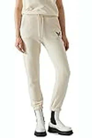 Koton Dam ficka detalj tryckt medium rise joggingbyxor sweatpants, , M