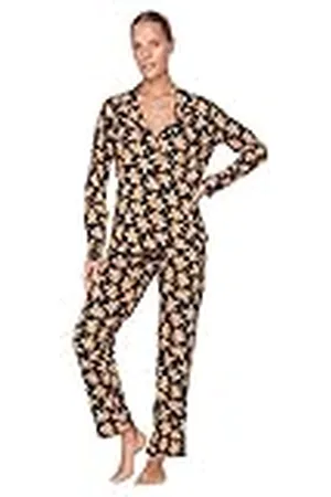 Trendyol Dam mönstrad stickad pyjamas set (förpackning med 2), , L
