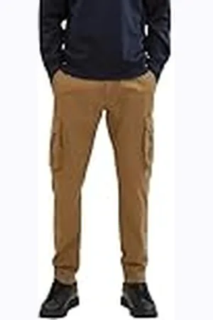 TOM TAILOR Herr regular fit cargobyxor, , S