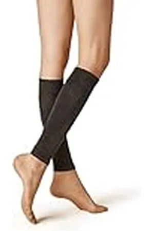 Kunert Dammanschetter 293500 LIZ, stickad, ONESIZE, brun-mel., brun, 97% bomull, mjuk, varm, tryckfri komfortlinning, hudvänlig, , En Storlek