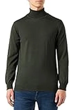 Casual Friday Konrad merino rulle hals stickad tröja, , XXL