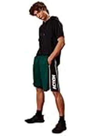 Koton Män basic basketshorts dragsko tryckt detaljerad, , S