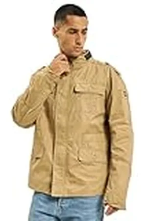 Brandit Jacka Britannia sommar vintage herr övergång jacka army utomhus jacka, Beige (kamel 70), L