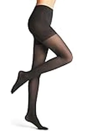 Falke Dam Rib Shaping halv ogenomskinliga 50 denier stödstrumpbyxor transparent med mönster ribbade figurformande 1 st. strumpbyxor, , M