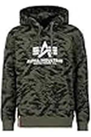 Alpha Industries Basic Hoody Camo för män, , L