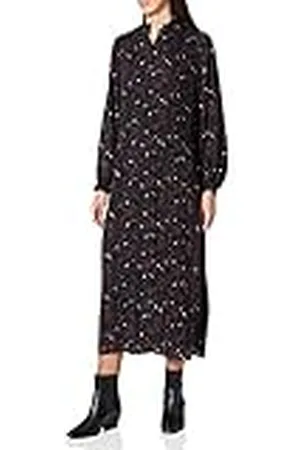SELECTED Utvalda damer slfjosie Ls ankel skjorta dress ex-klänning