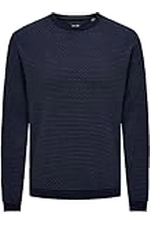 Only & Sons ONSTAPA REG 12 STRUC LS Crew Knit NOOS, , M
