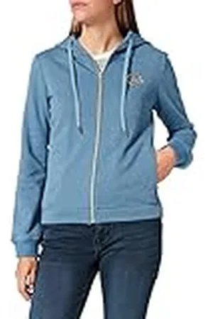 Moschino Lurex bomull sweatshirt med dragkedja för kvinnor, , 40