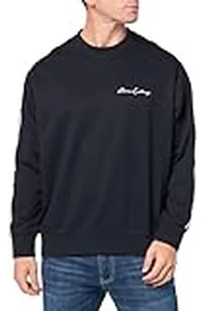 Armani Exchange Herr signaturlogotyp stretch polyviskos crewneck sweatshirt, , L