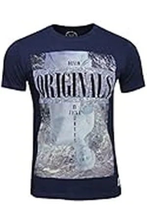 JACK & JONES Jack and Jones mäns vinge rund hals kortärmad t-shirt