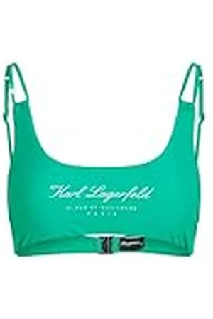 Karl Lagerfeld Hotell Karl Bikinitopp, djup mint, XS, , XS