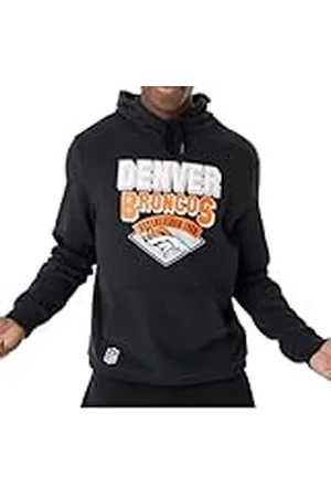 New Era NFL Team grafisk huvtröja för män Denbro Blkwhi Denver Broncos tröja med huva, , XL