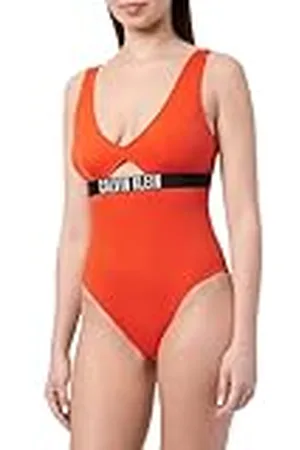 Calvin Klein Kvinnor one piece mode passar andra baddräkter, , M, , M