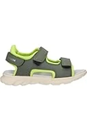 Geox J AIRADYUM BO sandal, militär/lime, , 39 EU