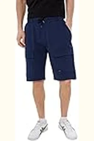 Blend Mäns stickade jeansshorts 194024/klänning blå, XL, , XL