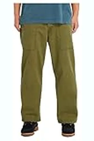 Timberland Washed Canvas Stretch Trötthetsbyxor för män, , 33W / 34L
