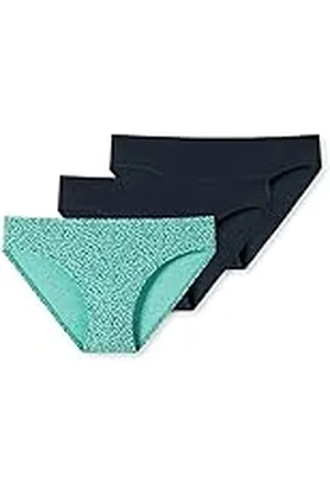 Schiesser Mädchen 3 PACK Unterwäsche Slips - 95/5 Organic Bio Baumwolle - Größe 140 bis 176