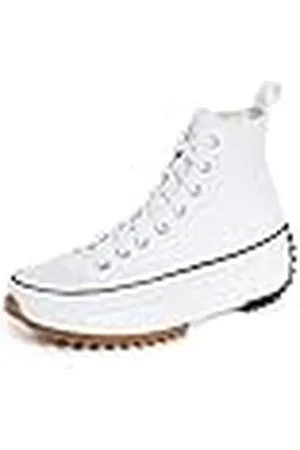 Converse Run Star Hike Canvas Platform, Sneaker herr, vitt svart tuggummi, 35 EU