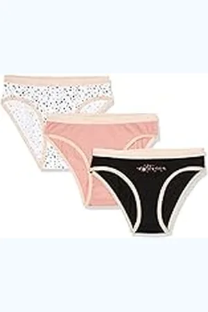 Dim Slip Les Pochets mjuk bomull komfort flicka x 3 flerfärgad 12 år, , 12 år