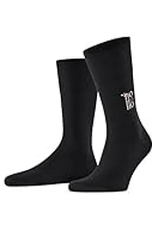 Falke Herrstrumpor Airport HO HO HO M SO ull bomull mönstrad 1 par, svart (Black 3000), 41–42, , 41-42 EU