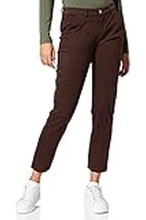 7 for all Mankind Dam chinos borstad twill kaffebyxor, , 30W x 30L
