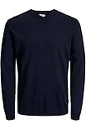 JACK & JONES Unisex - vuxen tröjaJjebasic Knit V-neck Noos , , XS