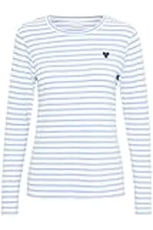 Kaffe Dam T-shirt långärmad vanlig passform Liddy T-shirt, , XS