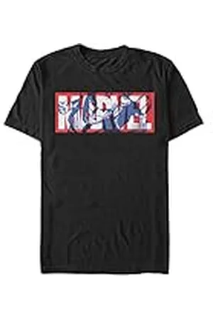 Marvel Unisex Avengers Classic Cap Organic kortärmad T-shirt, , XL